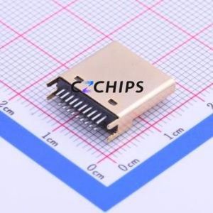 920-867A2021Y10100 HDMI Connector Through hole Component (THT) Connector HDMI-A Male 19P Clamp Plate - Product Image 2