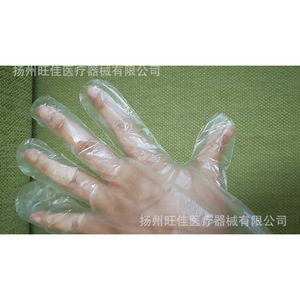 Disposable thickened kitchen gloves, dishwashing gloves, crayfish gloves, PE <b>film</b> manufacturer, in stock, waterproof. - Product Image 3