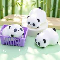 Jouet anti-stress en forme de panda mignon, vente en gros, jouet à presser, squishy