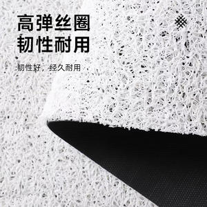 Alfombra de entrada rectangular de PVC, fácil de limpiar, para el hogar, primavera 2024 - Product Image 3