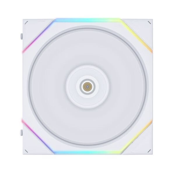 LIAN LI UNI FAN TL120 Gen4 Wired Single White Positive Blade ARGB Infinity Mirror 120mm PC Case Radiator Cooling Fan