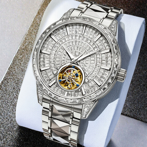 Relojes de Lujo para Hombre, con Logotipo Personalizado OEM, de Fibra de Carbono, Acero de Tungsteno, Diamantes, Luminosos, Mecánicos e Impermeables - Product Image 2