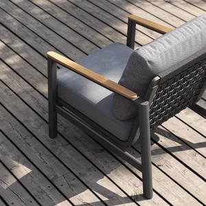 Ensemble de canapés de jardin en aluminium et rotin, mobilier d'extérieur, canapé modulable - Product Image 6