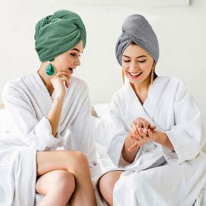 New Style Water Absorbent Soft <b>Bath</b> Thickened Pineapple Coral Velvet Double Layer Dry Hair Cap - Product Image 1