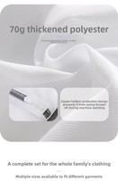 Sac à linge en polyester à mailles fines personnalisé avec fermeture éclair pour vêtements délicats OEM