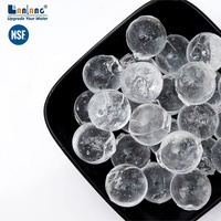 Boules de siliphos 20mm transparentes en polyphosphate de qualité alimentaire Anti-écaille de sodium vitreux transparent Anti-écaille