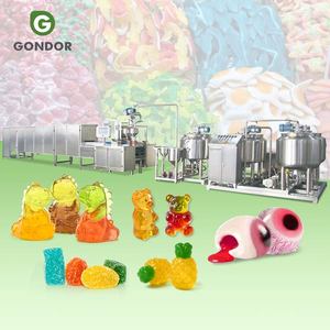 Plant Condition Bean Depositor Bar Bear Gummmy Gummy Soft <b>Candy</b> Make <b>Machine</b> Production Line for Gummy - Product Image 1