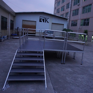 Interlocking outdoor <b>stage</b> height adjustable performance aluminum <b>stage</b> - Product Image 1