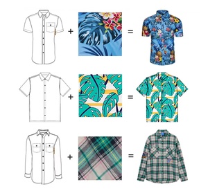 Chemise hawaïenne personnalisée pour homme, manches courtes, boutonnée, motif floral palmier, chemise de plage - Product Image 6