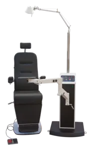 Unidade óptica de refração oftalmática, estilo americano, unidade oftalmática para a lâmpada de fenda, unidade do suporte da cadeira de phoroptria