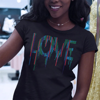 Transfert de strass personnalisé « Love » à repasser pour vêtements