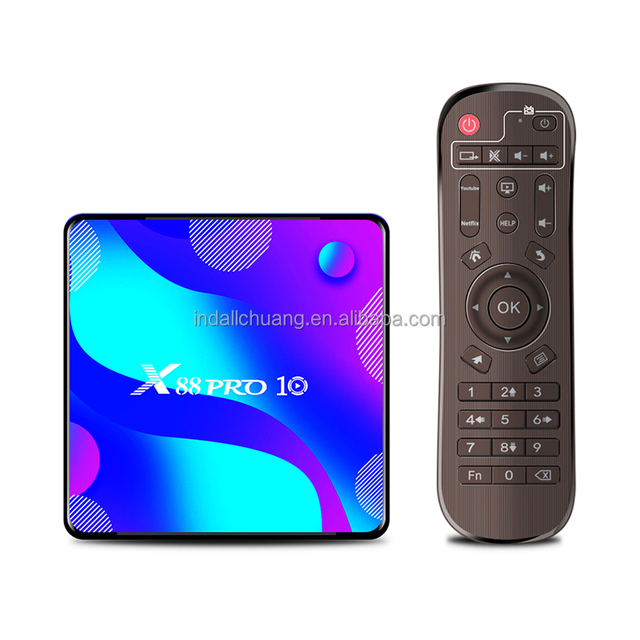 X88 Pro 4K TV Box Android 10 With Dual Band WIFI RK3318 4g 32g Youtube Games iptv Free Channel Set Top Box for Home Funny