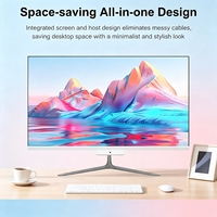 Computadora Todo en Uno de Oficina con Pantalla LED de 23.8 Pulgadas, CPU I5 I7, Cámara Web 1080P, PC Todo en Uno Empresarial de Fábrica Original