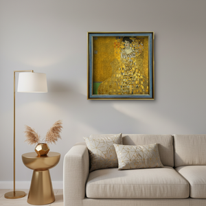 <span class=keywords><strong>Reproduction</strong></span> d'art abstrait de qualité musée, peinture à l'huile à micro-pulvérisation de <span class=keywords><strong>Gustav</strong></span> <span class=keywords><strong>Klimt</strong></span>, encre écologique, impression carrée Giclée - Product Image 1