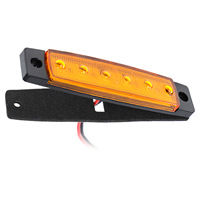 Feux de position latéraux universels 12V 24V à LED, feux d'ambiance avant et arrière pour camion, remorque, voiture, cabine, camping-car, rouge ambre, blanc, vert, bleu