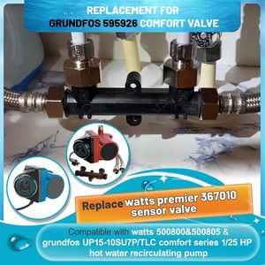 Vanne à capteur SXMPRAIL filetée de 1/2 pouce pour pompe de recirculation d'eau chaude instantanée à usage domestique - Product Image 5
