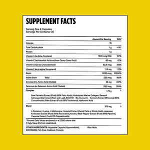 Capsules nutraceutiques de croissance des cheveux de qualité supérieure avec extrait d'Ashwagandha et de palmier nain améliorent la croissance des cheveux de soutien du système immunitaire - Product Image 2