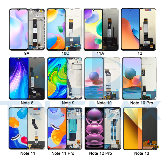 for Redmi Note 8 9 10s 10 Pro 11 12 12s 13 14 15 4g Not12 Tela LCD screen display original Ekran OLED Pantalla de Para Celula