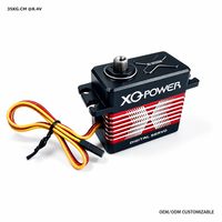 Servomoteur RC étanche IP67 pour voiture, camion, bateau XQ-S8335DW 35KG, sans balais, engrenage en acier inoxydable, boîtier en aluminium 6.0-8.4V, vente en gros