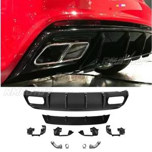 Difusor de Parachoques Trasero para Mercedes Benz Clase A W176 2013-2018, Alerón Trasero, Modificación de la Salida de Escape - Product Image 1