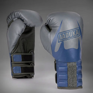 Guantes de boxeo profesionales de cuero al por mayor, 12 oz, 100% cuero, impresos, antibacterianos, unisex, con logo personalizado. - Product Image 1