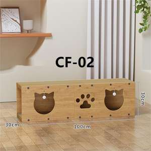 Papan gores kucing hewan peliharaan tahan lama lapisan ganda ukuran besar kustom papan garuk kucing dengan harga murah - Product Image 4