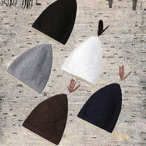 Chapeau en coton tricoté à la main, respirant, écologique, de style turc, pour hommes, utilisable en toutes saisons, chapeau musulman pour le Ramadan, Kufi - Product Image 3