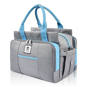 Free Sample BSCI BSCI Factory Baby Diaper <b>Bag</b> Fashion Safe Portable Backpack Foldable Diaper <b>Bag</b> with <b>Changing</b> Station - Product Image 3