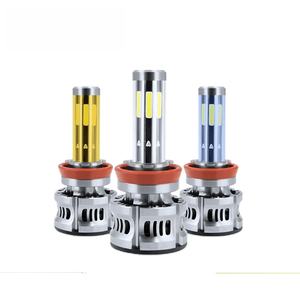 ไฟหน้ารถ LED 8ด้าน6ด้านหลอดไฟหน้า LED COB 10000LM 80W H4 H7 9005 H13 9006 H11อุปกรณ์สากล - Product Image 6