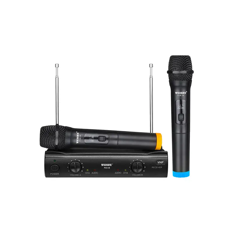 vhf professional Wireless Communication and handheld headset mics Style microphone system