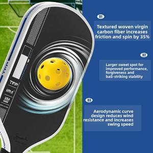 Raqueta de Pickleball Gen4 Generation Core, Fabricada en Japón con Fibra de Carbono T700, Prensada en Caliente, Integrada de Alta Gama, Alternativa a la de 16 mm de Grosor - Product Image 4