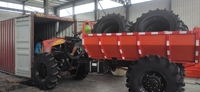 Camion à benne agricole 4x4 Palm Garden avec frein à air