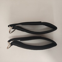 Protection de cheville pour patinage artistique, protège-talons élastiques à compression, manchons en gel respirants, fermeture à boucle, matériau SBR, adulte