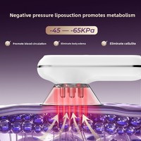 Appareil de massage portatif à pression négative et lumière colorée pour la combustion des graisses et le remodelage corporel à usage domestique