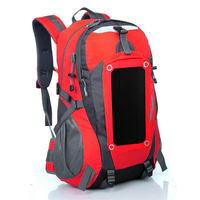 Sac à dos solaire de randonnée Alecter APH-S10 avec panneau amovible de 10W, étanche, capacité de 20-35L, charge USB pour smartphones, tablettes, GPS
