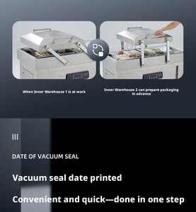 Machine d'emballage sous vide automatique pour les fabricants <span class=keywords><strong>de</strong></span> produits alimentaires, réduit les déchets et prolonge la durée <span class=keywords><strong>de</strong></span> conservation - Product Image 6