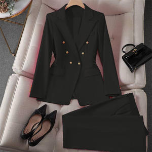 2025 otoño trajes de oficina <span class=keywords><strong>para</strong></span> mujer conjunto de moda Casual Blazer pantalones de negocios Casual dos piezas <span class=keywords><strong>traje</strong></span> de mujer - Product Image 5