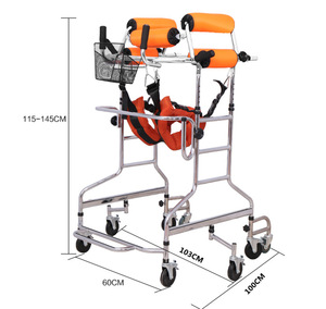 Andador de Rehabilitación para Adultos, Plegable, para Apoyo al Caminar, Ayuda para Caminar para Discapacitados, Andador de Entrenamiento para Hemiplejia - Product Image 4