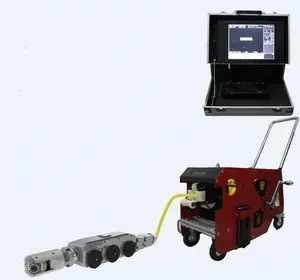 Caméra d'inspection de boîtier de 100mm-600mm, système de robot sur chenilles, étanche IP68