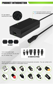 <span class=keywords><strong>Chargeur</strong></span> de batterie au lithium intelligent 21V 25.2V 29.4V 42V 54.6V 58.8V 2A 3A 5A pour outils sans fil et robots - Product Image 2
