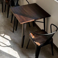 Industrielle Retro Metall Holz Eisen Esstische Kaffee Restaurant Stühle Rückenlehne Design Restaurant Sets