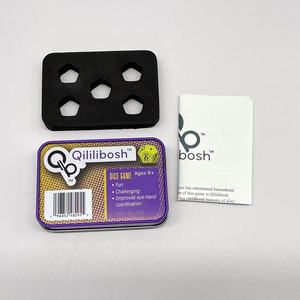 OEM tùy chỉnh nhựa D20 <span class=keywords><strong>Dice</strong></span> Set với hộp thiếc kim loại và khay bọt chất lượng cao <span class=keywords><strong>Dice</strong></span> Set - Product Image 2