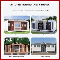 Toilettes mobiles en acier portables d'extérieur, chasse d'eau manuelle, pour parc panoramique, usage rural, usage sec, luxe, public
