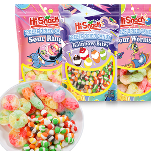 Vente chaude de collations halal, bonbons gélifiés multicolores lyophilisés, vente en gros - Product Image 1
