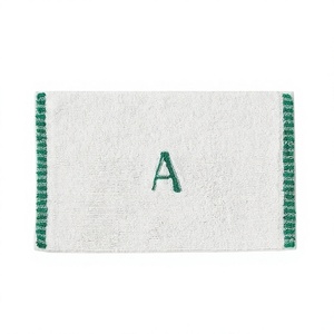 Alfombrillas de baño de algodón puro de lujo, alfombrilla de baño con mechones de calidad más suave, hecha a máquina de larga duración, precios al por mayor, diseño ITHL - Product Image 1