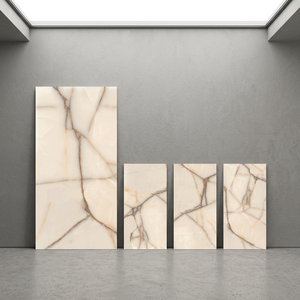 Azulejos de Porcelana Cerámica Digital Neptune Gold 800x1600mm para Pared y Suelo, Efecto Piedra Dorada - Product Image 4
