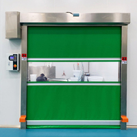 Porte rapide à enroulement en PVC imperméable de qualité industrielle, best-seller, pour entrée