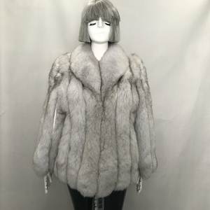 महिला लोमड़ी फर कोट सर्दियों गर्म ओवरकोट थोक वास्तविक फर कोट महिलाओं मोटी फर कोट - Product Image 5