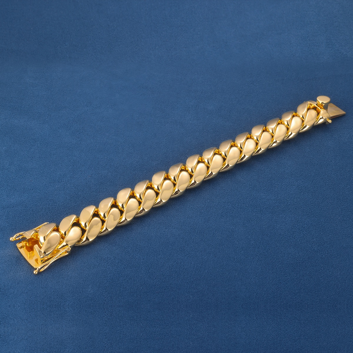 14k 20mm gold plated miami cuban chain