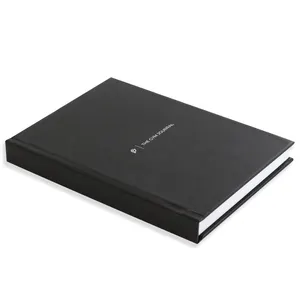 Business Executive A5 Notebook Custom Logo Luxury Planners And Linen Cloth Hardcover Personalized Printing Design